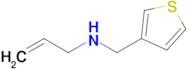 N-(thiophen-3-ylmethyl)prop-2-en-1-amine