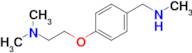 N,N-dimethyl-2-(4-((methylamino)methyl)phenoxy)ethan-1-amine