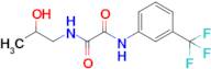 N1-(2-Hydroxypropyl)-N2-[3-(trifluoromethyl)phenyl]ethanediamide