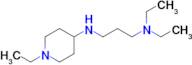 N1,N1-diethyl-N3-(1-ethylpiperidin-4-yl)propane-1,3-diamine