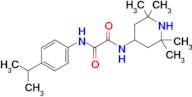 N1-[4-(1-Methylethyl)phenyl]-N2-(2,2,6,6-tetramethyl-4-piperidinyl)ethanediamide