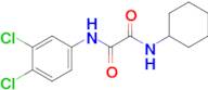 N1-cyclohexyl-N2-(3,4-dichlorophenyl)oxalamide