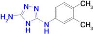 N3-(3,4-dimethylphenyl)-4H-1,2,4-triazole-3,5-diamine