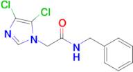 N-benzyl-2-(4,5-dichloro-1H-imidazol-1-yl)acetamide