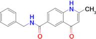 N-benzyl-2-methyl-4-oxo-1,4-dihydroquinoline-6-carboxamide