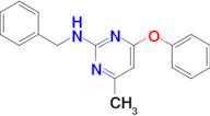 N-benzyl-4-methyl-6-phenoxypyrimidin-2-amine