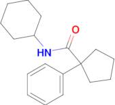 N-cyclohexyl-1-phenylcyclopentane-1-carboxamide