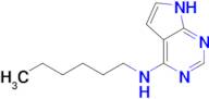 N-hexyl-7H-pyrrolo[2,3-d]pyrimidin-4-amine