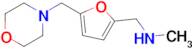 N-methyl-1-(5-(morpholinomethyl)furan-2-yl)methanamine