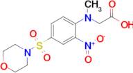 N-methyl-N-(4-(morpholinosulfonyl)-2-nitrophenyl)glycine