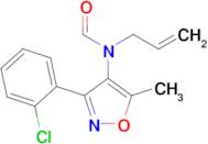 N-allyl-N-(3-(2-chlorophenyl)-5-methylisoxazol-4-yl)formamide