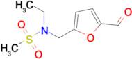 N-ethyl-N-((5-formylfuran-2-yl)methyl)methanesulfonamide