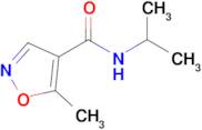N-isopropyl-5-methylisoxazole-4-carboxamide