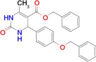 Benzyl 4-(4-(benzyloxy)phenyl)-6-methyl-2-oxo-1,2,3,4-tetrahydropyrimidine-5-carboxylate