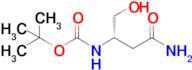 Tert-butyl (S)-(4-amino-1-hydroxy-4-oxobutan-2-yl)carbamate