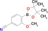 3-Methoxy-4-(4,4,5,5-tetramethyl-1,3,2-dioxaborolan-2-yl)benzonitrile