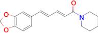 (2E,4E)-5-(Benzo[d][1,3]dioxol-5-yl)-1-(piperidin-1-yl)penta-2,4-dien-1-one