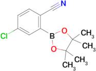 4-Chloro-2-(4,4,5,5-tetramethyl-1,3,2-dioxaborolan-2-yl)benzonitrile