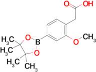 2-(2-Methoxy-4-(4,4,5,5-tetramethyl-1,3,2-dioxaborolan-2-yl)phenyl)acetic acid