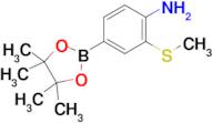 2-(Methylthio)-4-(4,4,5,5-tetramethyl-1,3,2-dioxaborolan-2-yl)aniline