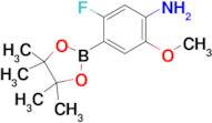 5-Fluoro-2-methoxy-4-(4,4,5,5-tetramethyl-1,3,2-dioxaborolan-2-yl)aniline