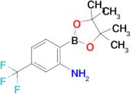 2-(4,4,5,5-Tetramethyl-1,3,2-dioxaborolan-2-yl)-5-(trifluoromethyl)aniline