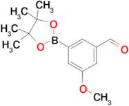 3-Methoxy-5-(4,4,5,5-tetramethyl-1,3,2-dioxaborolan-2-yl)benzaldehyde