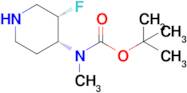 tert-Butyl ((3S,4R)-3-fluoropiperidin-4-yl)(methyl)carbamate