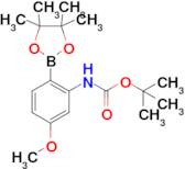 tert-Butyl (5-methoxy-2-(4,4,5,5-tetramethyl-1,3,2-dioxaborolan-2-yl)phenyl)carbamate