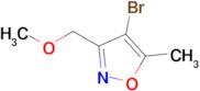 4-Bromo-3-(methoxymethyl)-5-methylisoxazole