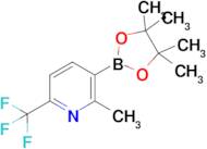 2-Methyl-3-(4,4,5,5-tetramethyl-1,3,2-dioxaborolan-2-yl)-6-(trifluoromethyl)pyridine