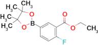 Ethyl 2-fluoro-5-(4,4,5,5-tetramethyl-1,3,2-dioxaborolan-2-yl)benzoate