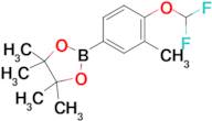 2-(4-(Difluoromethoxy)-3-methylphenyl)-4,4,5,5-tetramethyl-1,3,2-dioxaborolane