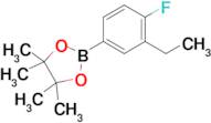 2-(3-Ethyl-4-fluorophenyl)-4,4,5,5-tetramethyl-1,3,2-dioxaborolane