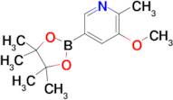 3-Methoxy-2-methyl-5-(4,4,5,5-tetramethyl-1,3,2-dioxaborolan-2-yl)pyridine