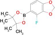 2-(4-Fluorobenzo[d][1,3]dioxol-5-yl)-4,4,5,5-tetramethyl-1,3,2-dioxaborolane