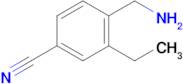 4-(Aminomethyl)-3-ethylbenzonitrile