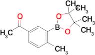 1-(4-Methyl-3-(4,4,5,5-tetramethyl-1,3,2-dioxaborolan-2-yl)phenyl)ethanone