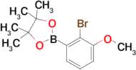 2-(2-Bromo-3-methoxyphenyl)-4,4,5,5-tetramethyl-1,3,2-dioxaborolane