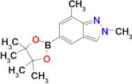 2,7-Dimethyl-5-(4,4,5,5-tetramethyl-1,3,2-dioxaborolan-2-yl)-2H-indazole