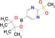 2-(methylsulfonyl)-5-(4,4,5,5-tetramethyl-1,3,2-dioxaborolan-2-yl)pyrimidine