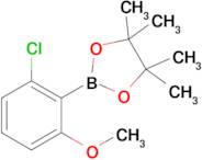 2-(2-Chloro-6-methoxyphenyl)-4,4,5,5-tetramethyl-1,3,2-dioxaborolane