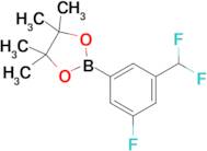 2-(3-(Difluoromethyl)-5-fluorophenyl)-4,4,5,5-tetramethyl-1,3,2-dioxaborolane