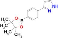 3-(4-(4,4,5,5-Tetramethyl-1,3,2-dioxaborolan-2-yl)phenyl)-1H-pyrazole