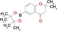 2,2-Dimethyl-6-(4,4,5,5-tetramethyl-1,3,2-dioxaborolan-2-yl)chroman-4-one