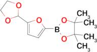 2-(5-(1,3-Dioxolan-2-yl)furan-2-yl)-4,4,5,5-tetramethyl-1,3,2-dioxaborolane