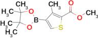 Methyl 3-methyl-4-(4,4,5,5-tetramethyl-1,3,2-dioxaborolan-2-yl)thiophene-2-carboxylate