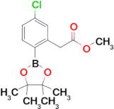 Methyl 2-(5-chloro-2-(4,4,5,5-tetramethyl-1,3,2-dioxaborolan-2-yl)phenyl)acetate