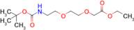 Ethyl 2,2-dimethyl-4-oxo-3,8,11-trioxa-5-azatridecan-13-oate