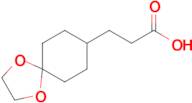 3-(1,4-Dioxaspiro[4.5]decan-8-yl)propanoic acid